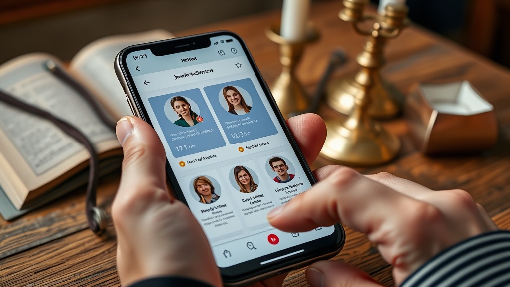 Digital shidduch app smartphone 3c25651